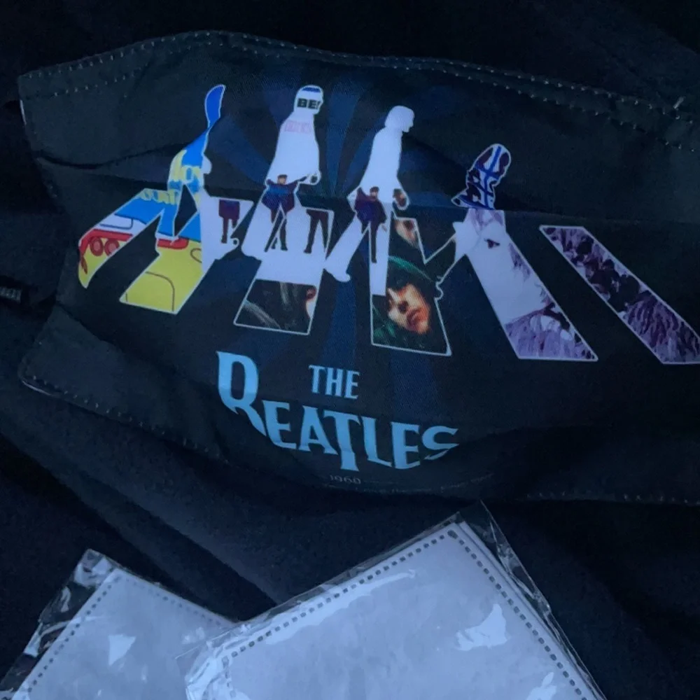 New The Beatles face mask